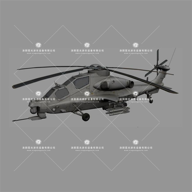 都匀武装直升机3D模型